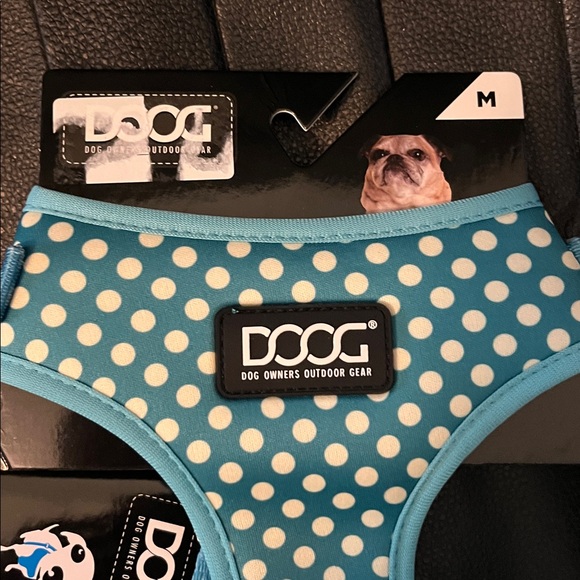 NWT Doog Blue and White Medium Dog Harness - Picture 2 of 6